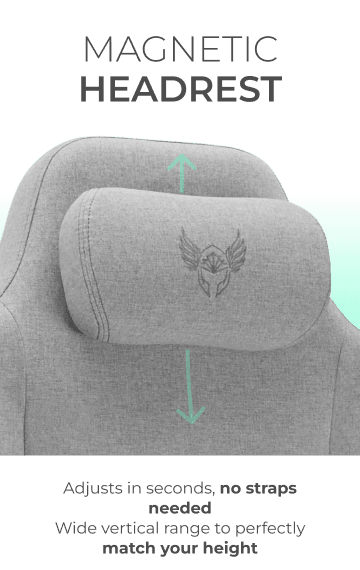 Magnetic cervical cushion that fits without straps